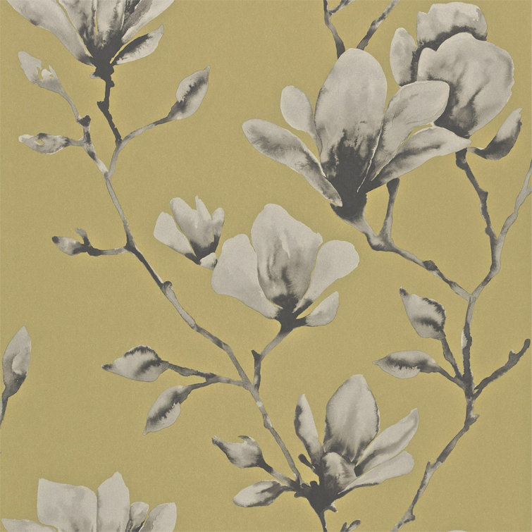 Harlequin Lotus Floral Metallic Wallpaper Roll Perigold